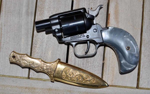 Heritage Barkeep Revolver and my Texas Gold knife