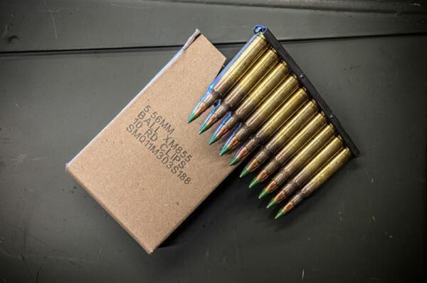 For gun owners, there can be only one takeaway from a story such as the Lake City hit piece: Ammo – they’re going after our ammo next. 62gr 5.56mm Ammo on Stripper Clips