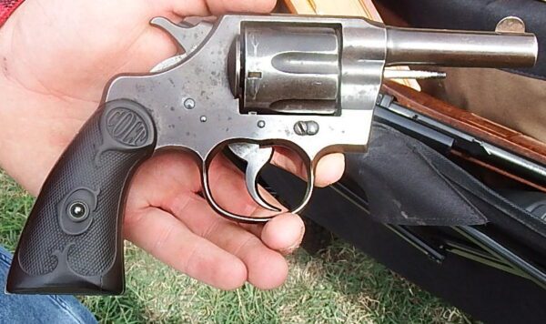 Colt revolver is in the less common .32-20 caliber