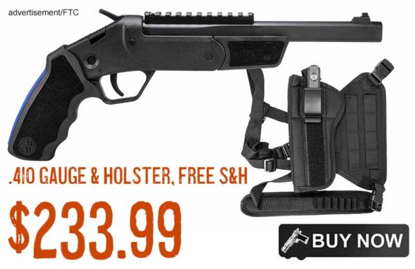 ROSSI Brawler 410Ga Single Shot w/ Chest Rig/Holster lowest price