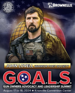 John Lovell of Warrior Poet Society is coming to GOALS!